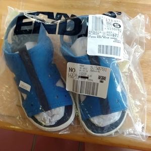 Lands End Kids Blue Open toe sandals